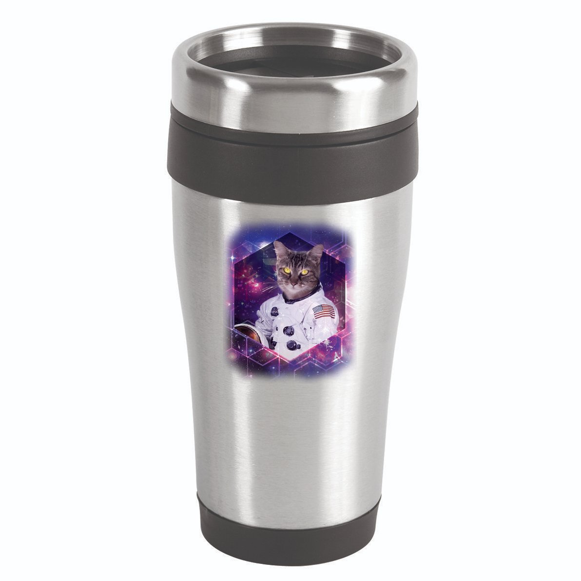 Astronaut Space Cat1 16oz Travel Tumbler