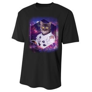 Astronaut Space Cat1 Performance Sprint T-Shirt