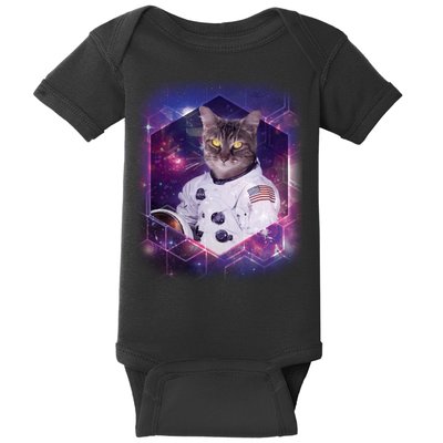 Astronaut Space Cat1 Baby Bodysuit