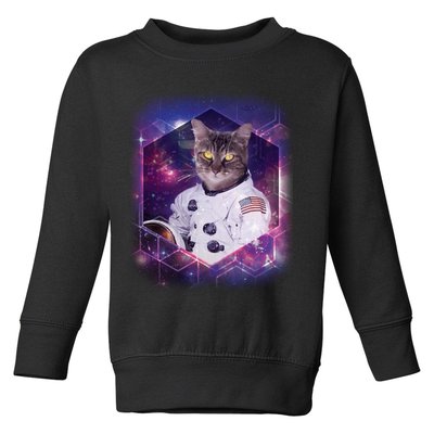 Astronaut Space Cat1 Toddler Sweatshirt