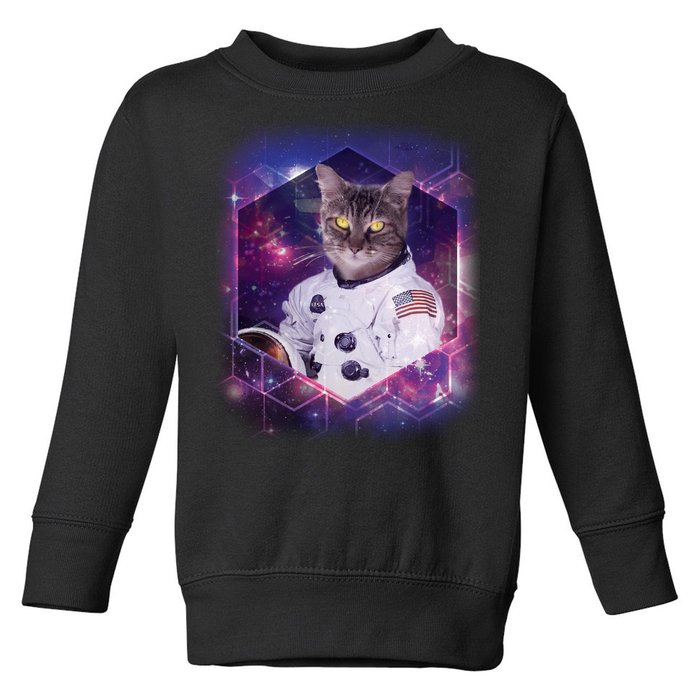 Astronaut Space Cat1 Toddler Sweatshirt