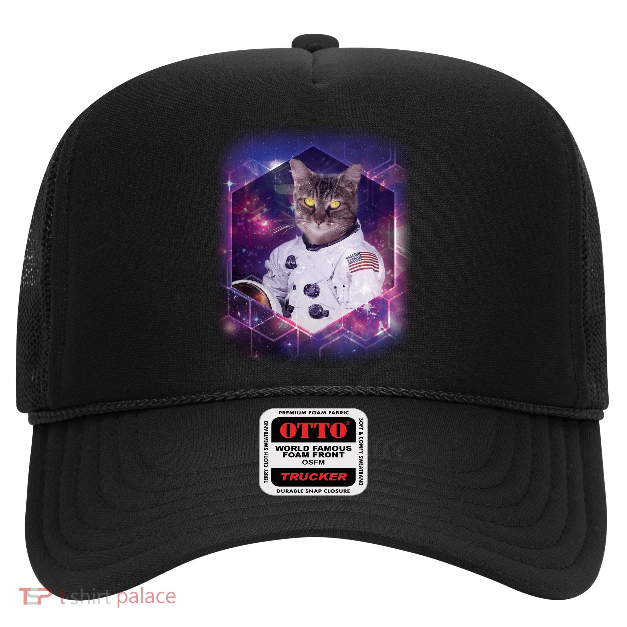 Astronaut Space Cat1 Trucker Hat