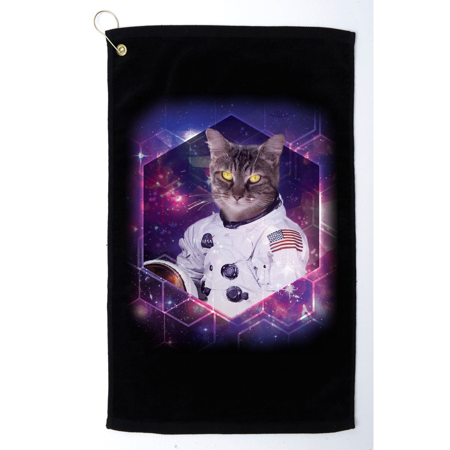 Astronaut Space Cat1 Golf Towel