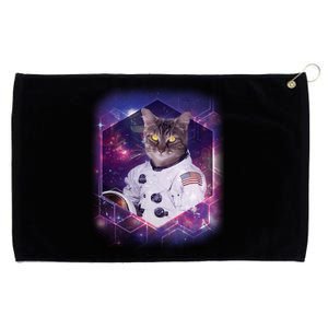 Astronaut Space Cat1 Grommeted Golf Towel