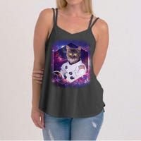 Astronaut Space Cat1 Women's Strappy Tank