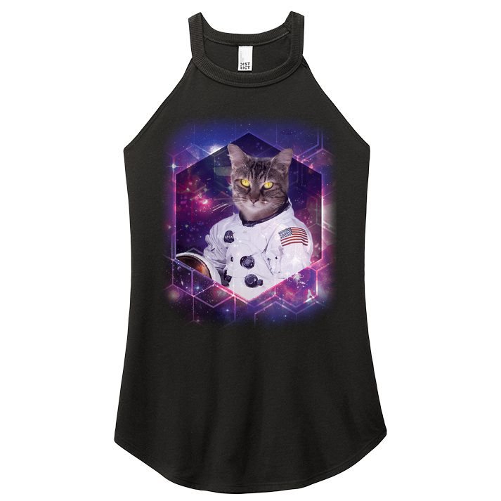 Astronaut Space Cat1 Women's Perfect Tri Rocker Tank