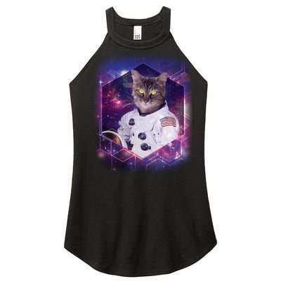 Astronaut Space Cat1 Women's Perfect Tri Rocker Tank