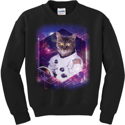 Astronaut Space Cat1 Kids Sweatshirt