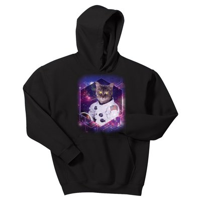 Astronaut Space Cat1 Kids Hoodie