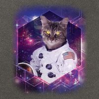 Astronaut Space Cat1 Cotton Canvas Backpack