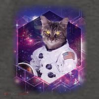 Astronaut Space Cat1 Vector Backpack