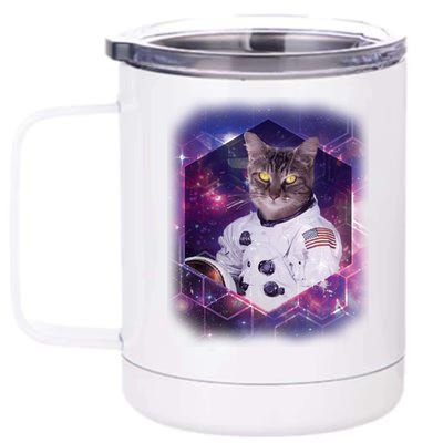 Astronaut Space Cat1 12 oz Stainless Steel Tumbler Cup