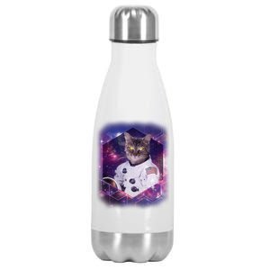 Astronaut Space Cat1 Stainless Steel Insulated Water Bottle