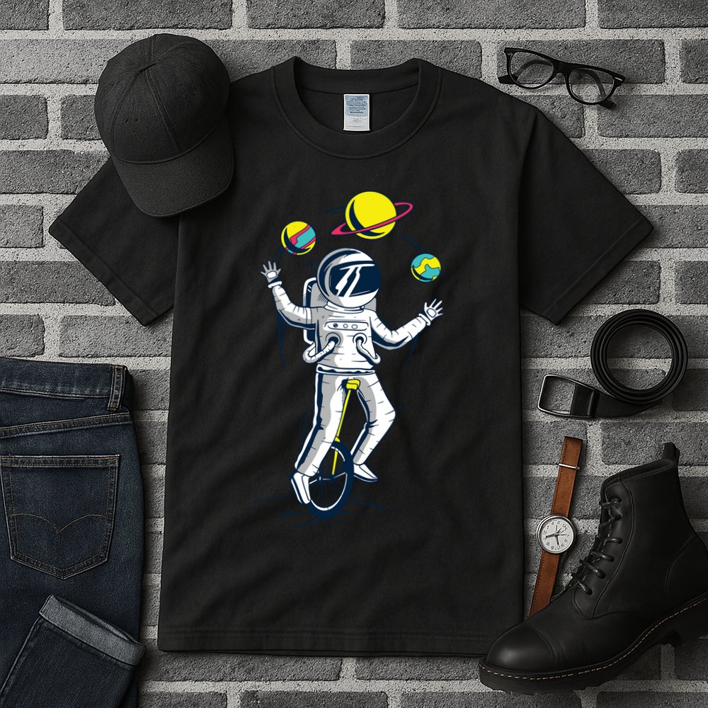 Astronaut Space Juggler Tall T-Shirt