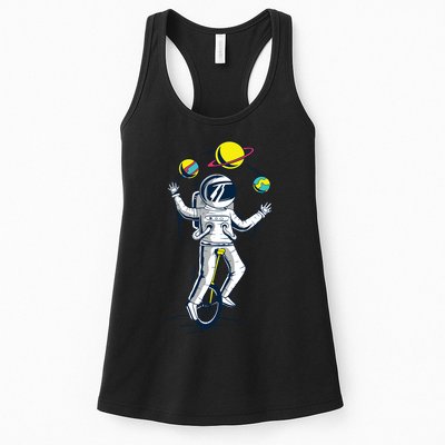 Astronaut Space Juggler Womens Tank Top