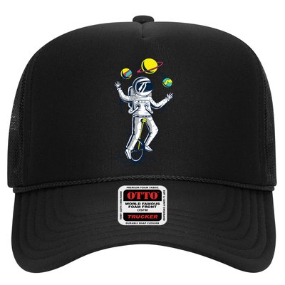 Astronaut Space Juggler Trucker Hat