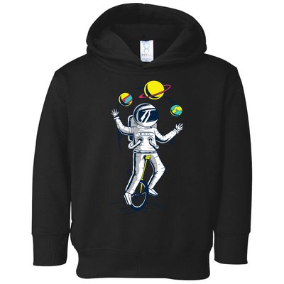 Astronaut Space Juggler Toddler Hoodie