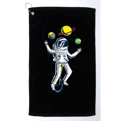 Astronaut Space Juggler Golf Towel