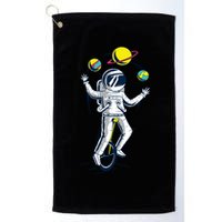 Astronaut Space Juggler Golf Towel