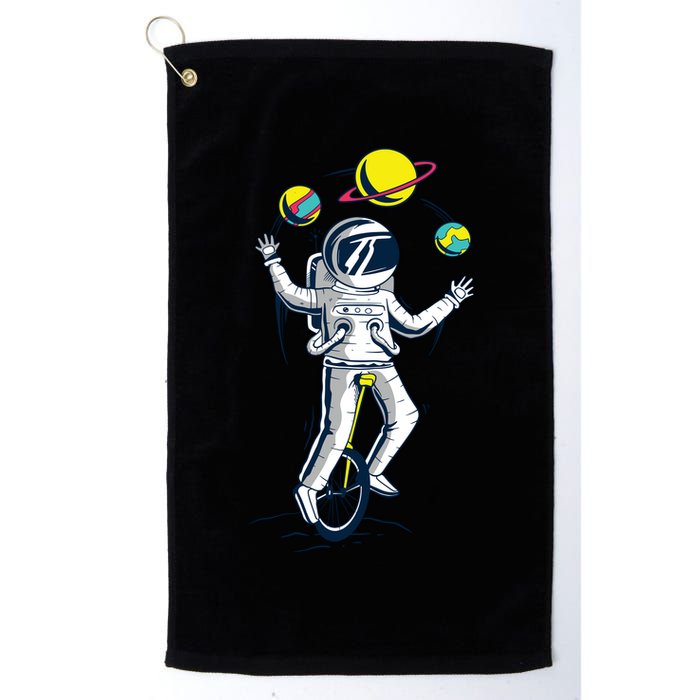 Astronaut Space Juggler Golf Towel