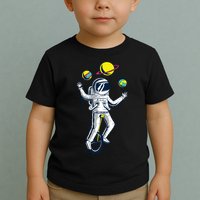 Astronaut Space Juggler Toddler T-Shirt