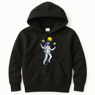 Astronaut Space Juggler Kids Hoodie