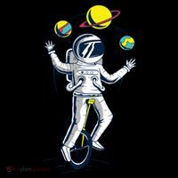 Astronaut Space Juggler Short Acrylic Beanie