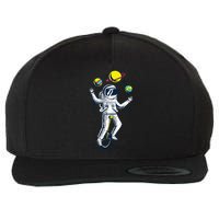 Astronaut Space Juggler Wool Snapback Cap