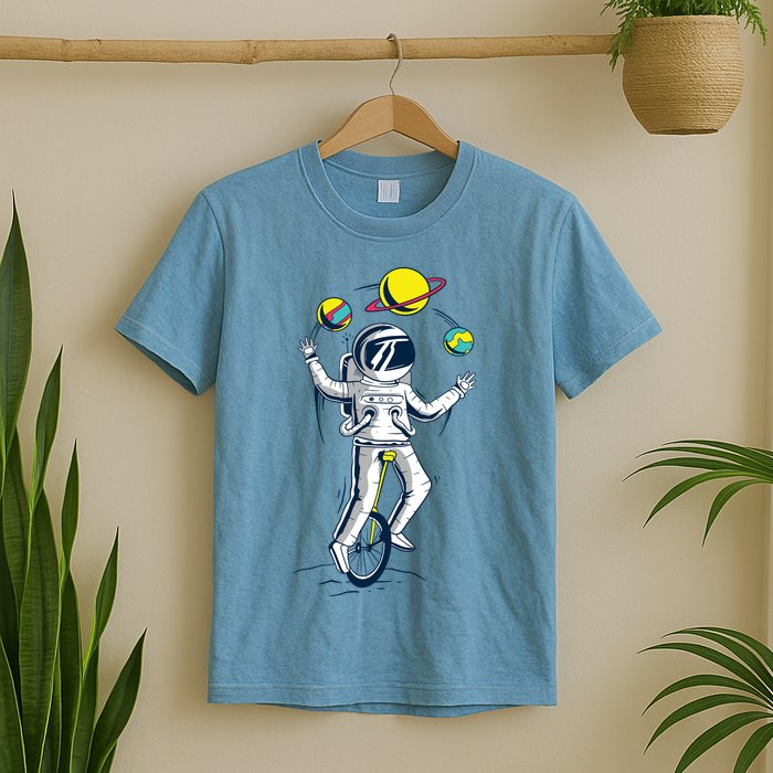 Astronaut Space Juggler T-Shirt