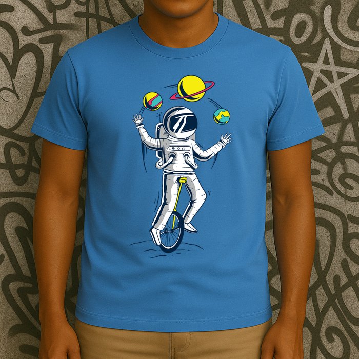 Astronaut Space Juggler T-Shirt