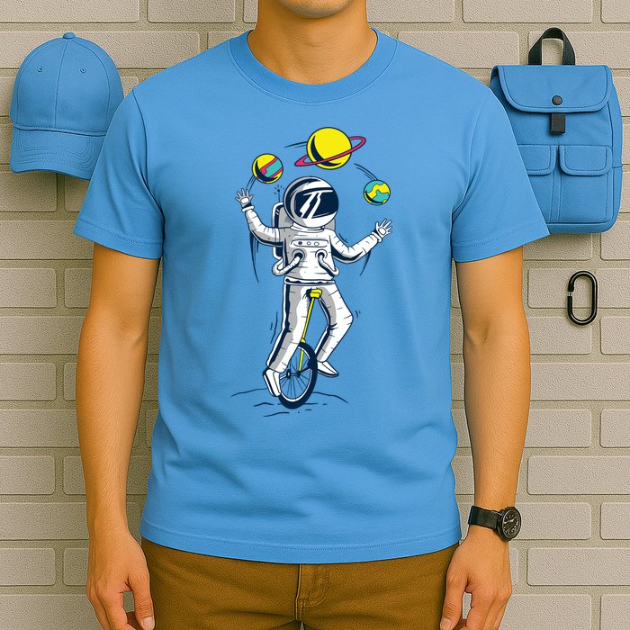 Astronaut Space Juggler T-Shirt