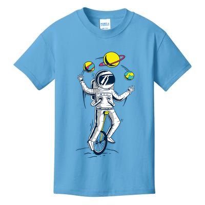 Astronaut Space Juggler Kids T-Shirt