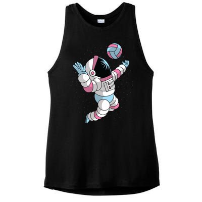 Astronaut Space Volleyball Ladies PosiCharge Tri-Blend Wicking Tank