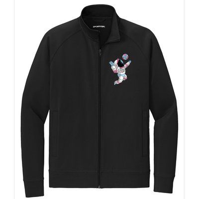 Astronaut Space Volleyball Stretch Full-Zip Cadet Jacket