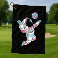 Astronaut Space Volleyball Golf Towel
