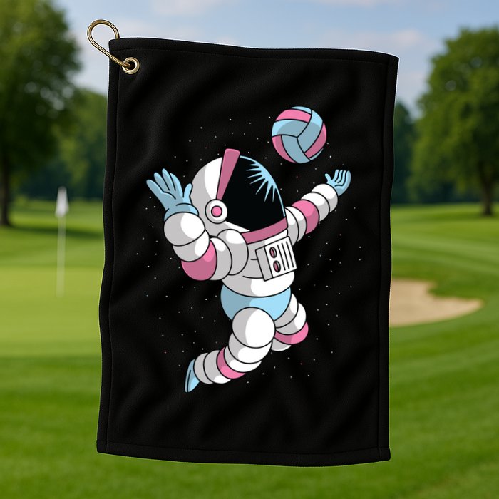 Astronaut Space Volleyball Golf Towel