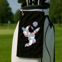 Astronaut Space Volleyball Golf Towel