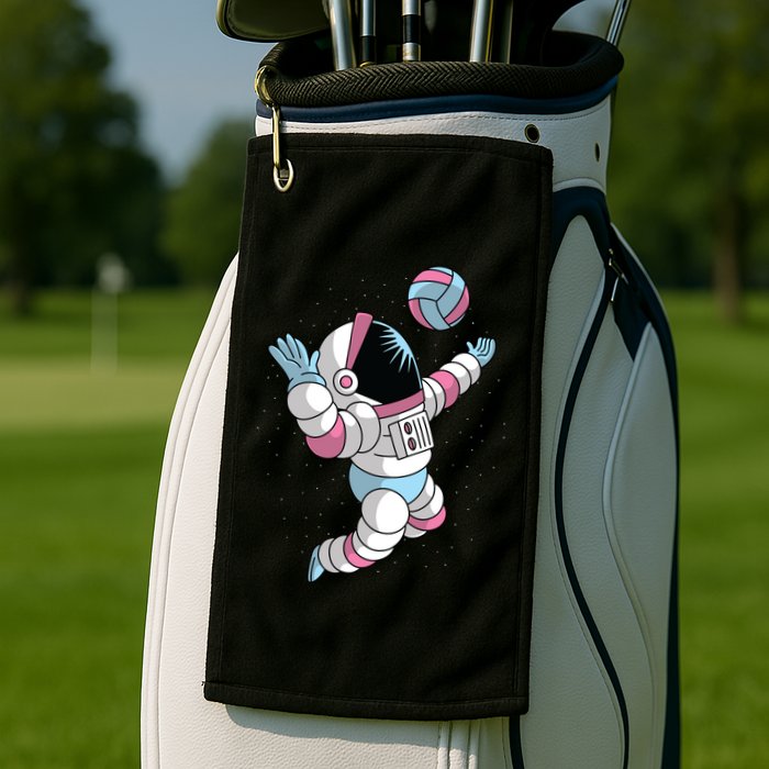 Astronaut Space Volleyball Golf Towel