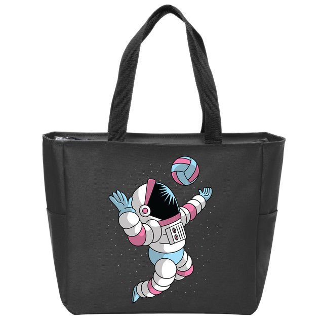 Astronaut Space Volleyball Zip Tote Bag