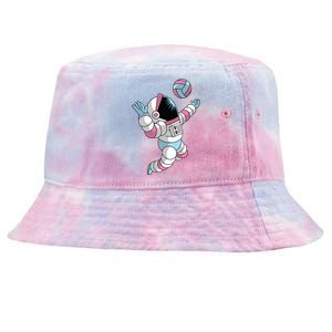 Astronaut Space Volleyball Tie-Dyed Bucket Hat