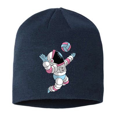 Astronaut Space Volleyball Sustainable Beanie