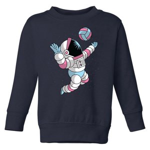 Astronaut Space Volleyball Toddler Sweatshirt