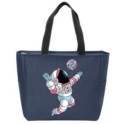 Astronaut Space Volleyball Zip Tote Bag