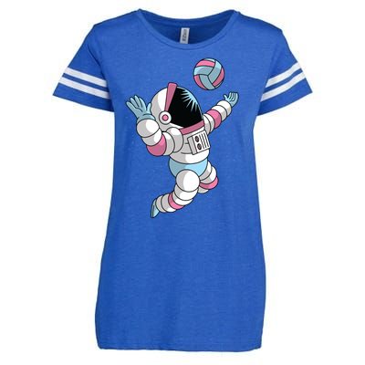 Astronaut Space Volleyball Enza Ladies Jersey Football T-Shirt