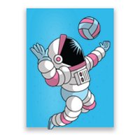 Astronaut Space Volleyball Poster