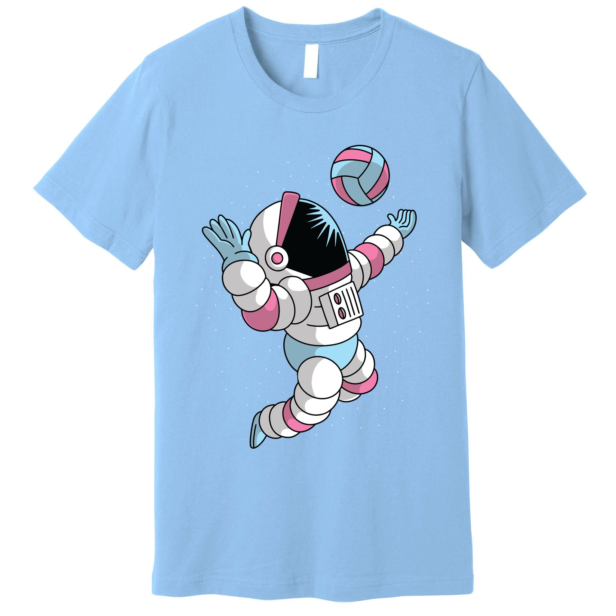 Astronaut Space Volleyball Premium T-Shirt