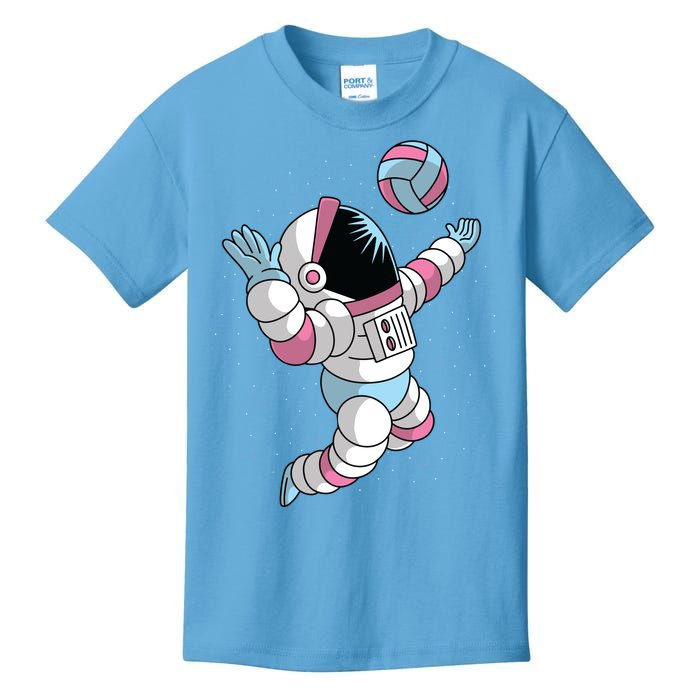 Astronaut Space Volleyball Kids T-Shirt