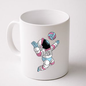 Astronaut Space Volleyball Coffee Mug