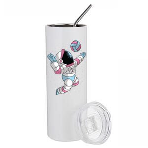 Astronaut Space Volleyball Stainless Steel Tumbler