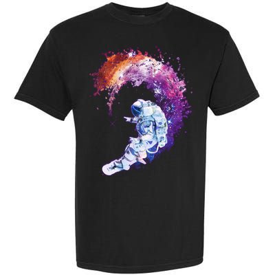 Astronaut Surfing Garment-Dyed Heavyweight T-Shirt